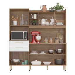 Cozinha Compacta Select com Balcão 6 Portas e 2 Gavetas Demóbile - 3
