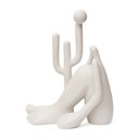 Ver imagem 3 de Escultura Decorativa Poliresina Abaporu 52 cm Off White- Mart