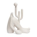 Ver imagem 1 de Escultura Decorativa Poliresina Abaporu 52 cm Off White- Mart