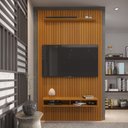 Ver imagem 1 de Painel Ripado para Tv até 55 Polegadas Intense com Nicho 139cm