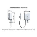 Ver imagem 2 de Ducha Higiênica Elétrica Cardal Aq109 4 Temperaturas Branca