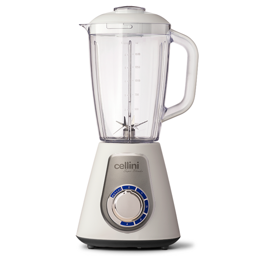 Liquidificador Super Blender Cellini Branco 4 Velocidades Faca de 7 Lâminas 1000w 127v