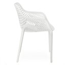 Ver imagem 5 de Kit 12 Cadeiras de Jantar Design Suits com Braços Empilhável em Polipropileno - Branco