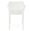 Ver imagem 7 de Kit 12 Cadeiras de Jantar Design Suits com Braços Empilhável em Polipropileno - Branco