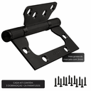 Ver imagem 3 de Dobradiça para Porta Pado 4" com Rolamento 4030 Sobrepor 30kg Preto Texturizado com 3 Peças