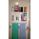 Ver imagem 2 de Nicho Porta Toalhas- Branco Suspenso 50x50 Decorativo Banheiro