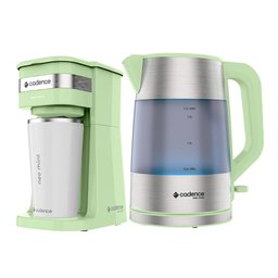 Kit Cadence Neo Mint Cafeteira e Chaleira - 127V - 1