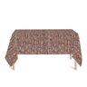 Toalha de Mesa Retangular em Tecido Jacquard Estampado Pedra Barro 1,40m X 2,10m - 2
