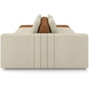 Ver imagem 7 de Sofá Ilha com Puff para Sala Living 245cm Amber M03 Linho Cru Couríssimo Whisky - Lyam Decor