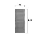 Ver imagem 4 de Porta Palheta Aluminio Brilhante 2.10 X 0.70 Lado Esquerdo - Hale