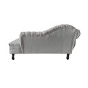 Ver imagem 6 de Recamier Decorativo Divã Amsterdã 147cm Lado Direito Bouclé Cinza Claro