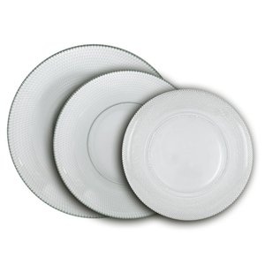 Aparelho de Jantar Vidro Transparente Gema 18pçs Resistente