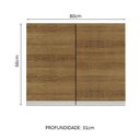 Ver imagem 3 de Armário de Cozinha Aéreo 80 cm 2 Portas Rustic Glamy Madesa
