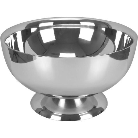 Champanheira Balde para Bebidas Parede Dupla Home&co Inox 4,8l 18x35x35cm Prata