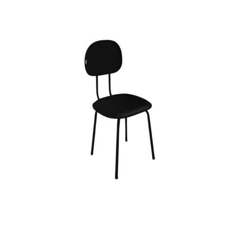 Cadeira Secretária Pés Palito Preta