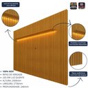 Ver imagem 6 de Painel e Rack Led Nobre 275 Requinte 260 Naturale Off White - Gelius