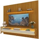 Ver imagem 4 de Painel e Rack Led Nobre 275 Requinte 260 Naturale Off White - Gelius