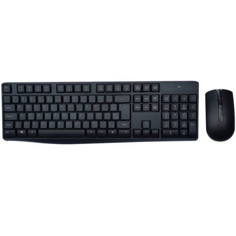 KIT TECLADO E MOUSE SEM FIO 2.4GHZ MULTIMÍDIA USB BULK COM PILHAS TC269