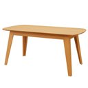 Ver imagem 2 de Mesa Jantar 180cm Cantos Arredondados 100% MDF Dalla Costa Cor:Carvalho Rosé