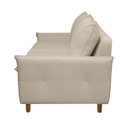 Ver imagem 6 de Sofá Living 3 Lugares Berlim 185cm Bouclê Confortável Moderno Braço Fino Sala Apartamento Recepção:B