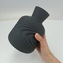 Ver imagem 4 de Vaso Decorativo Garrafa Home&Co Vidro 20x13x13cm Preto