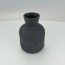 Ver imagem 2 de Vaso Decorativo Garrafa Home&Co Vidro 20x13x13cm Preto