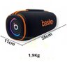 Caixa de Som Bluetooth Rgb Estéreo Portátil Basike 60w Preto - 3