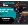 Caixa de Som Bluetooth Rgb Estéreo Portátil Basike 60w Preto - 2