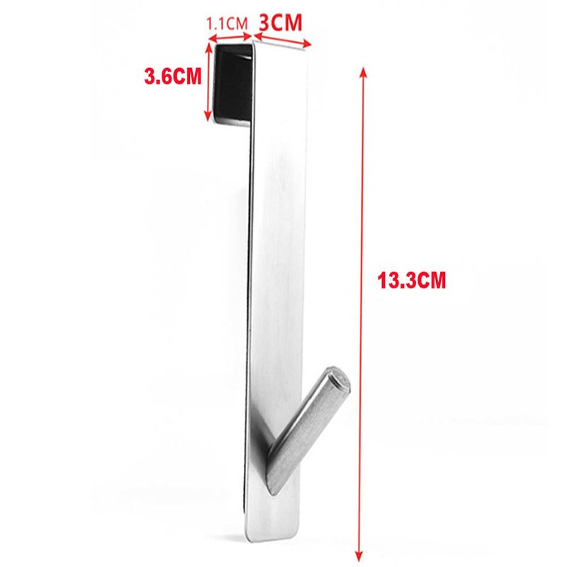 Aço Inoxidável S-shape Toalheiros para Banheiro, Chuveiro Porta Voltar Hanger, Chuveiro Titular, Cab - 6