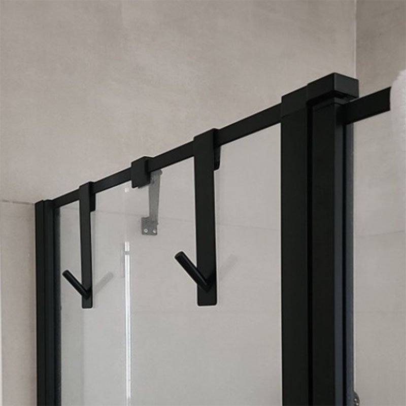 Aço Inoxidável S-shape Toalheiros para Banheiro, Chuveiro Porta Voltar Hanger, Chuveiro Titular, Cab - 2