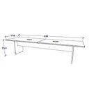 Ver imagem 2 de Mesa de Reunião Cs Pre 3,20m x 1,10m 2 Caixas de Tomadas F5