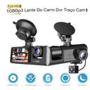 Ver imagem 1 de 3 Lentes de Câmera Dvr de Carro Dash de 3 Canais Hd 1080
