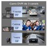 3 Lentes de Câmera Dvr de Carro Dash de 3 Canais Hd 1080 - 4