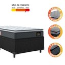 Ver imagem 3 de Cama Box Baú Solteiro Colchão Espuma D33 Pillow 88x188x60cm
