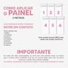 Papel de Parede Painel 3D Mármore Branco Dourado Revestimento Auto Colante Brilho Marmorizado laváve - 5