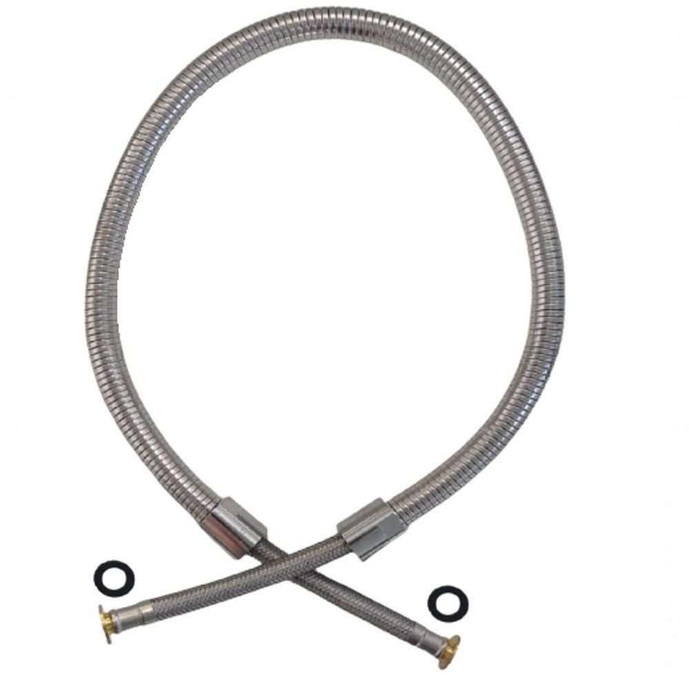 Flexível Anelado Inox Cromado para Torneira Pré Lavagem Rdx - 2