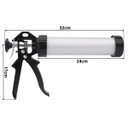 Ver imagem 2 de Aplicador Pistola de Silicone Tubular 9" Profissional Alta Pressão | Fertak