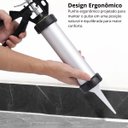 Ver imagem 3 de Aplicador Pistola de Silicone Tubular 9" Profissional Alta Pressão | Fertak