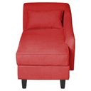 Ver imagem 5 de Recamier Diva França 1,60m Suede Vermelho - Inova Decor