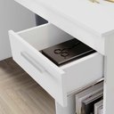 Ver imagem 3 de Escrivaninha Escritório 1 Gaveta e Nicho