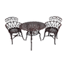 Conjunto Fundido para Jardim Varanda com Mesa + 2 Poltronas Viena - 1