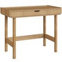 Ver imagem 7 de Mesa Escrivaninha Orgânica Home Office 1 Gaveta 100cm Nordic A03 Hanover Roble - Lyam Decor