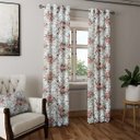 Ver imagem 1 de Cortina Firenze Estampada 280x230cm Margarida Rosa