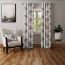 Ver imagem 2 de Cortina Firenze Estampada 280x230cm Margarida Rosa