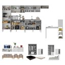 Ver imagem 4 de Casa Completa Mobiliada 4 Ambien Cozinha/sala/quarto Casal/solteiro Multimóveis Cr60005 Bc/nog/off