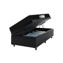 Ver imagem 4 de Cama Box Baú Solteiro + Colchão Smart Espuma D33 (88x188x61) Preto
