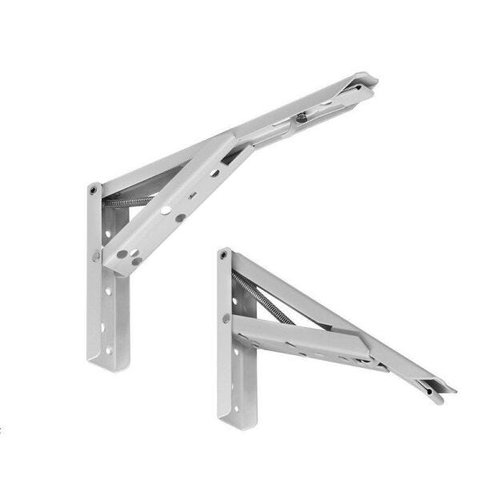 Suporte Para Mesa Dobrável 500mm Branco o Par
