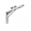 Ver imagem 2 de Suporte Para Mesa Dobrável 500mm Branco o Par