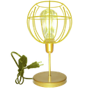 Ver imagem 4 de Luminária Mesa Abajur Mini Aramado Spider P/decorar:dourado