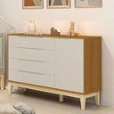 Ver imagem 3 de Cômoda com Porta Classic Elfe Areia Acetinado Savana Natural - Reller